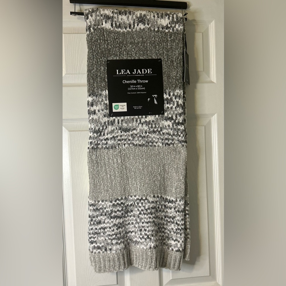 50” x 60” Super soft Chenille Throw Blanket 
New